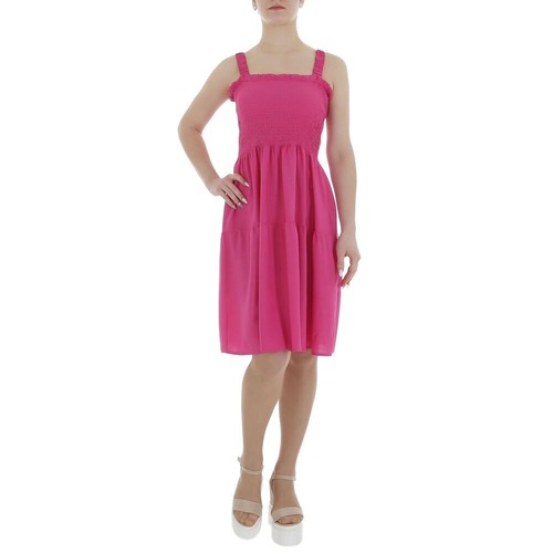 Damen volants kleid 4124 - volants,