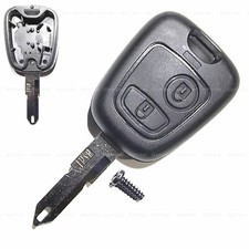 für Peugeot  206 CC   Auto Fernbedienung Funk Schlüssel Ersatz 2 Tasten Gehäuse 