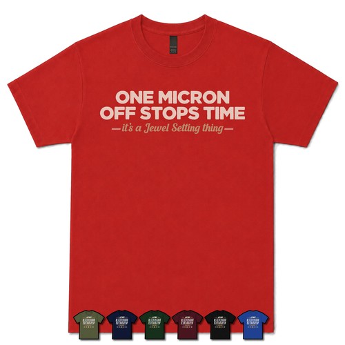 One micron off stops time - one,