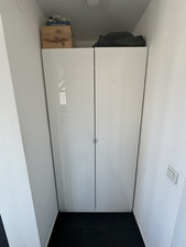 Ikea Pax Schrank Weiß Hochglanz (100x58x200) - Wie Neu!