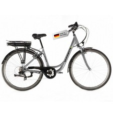 SAXONETTE E Bike Damen 28 Zoll mit Nabenmotor/374.4WH Akku/7-Gang Kettenschlung