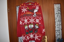 Strickpullover The Peanuts Snoopy Winter Strick Rot