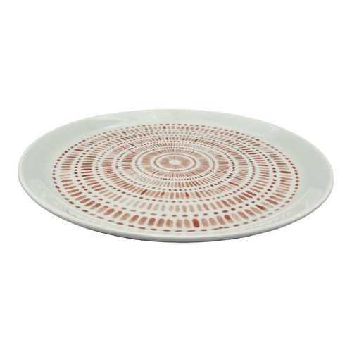 Orange fossil speiseteller - speiseteller,