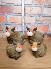 Rentier Elch mit Fell Weihnachtsdeko