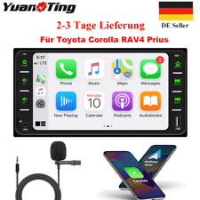 Car Autoradio Carplay Android Auto Navi RDS BT FM Für Toyota Corolla RAV4 Prius