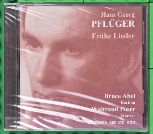 Hans georg pflüger - pflüger, frühe