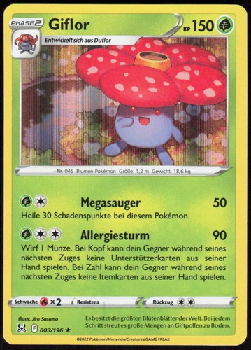 Pokemon tcg giflor - giflor, verlorener