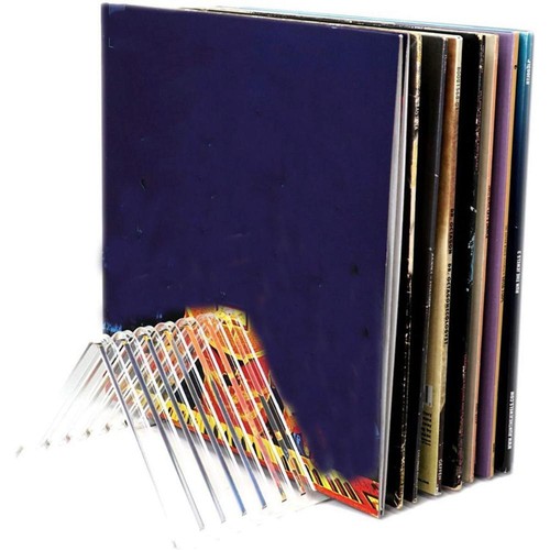 Clear vinyl rack storage - vinyl,