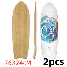 2pcs surfskate shape deck - 2pcs,