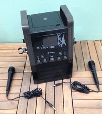 Auna KA8P-V2 BK Karaoke Anlage CD-Player 2x Mikrofon DEFEKT D35183
