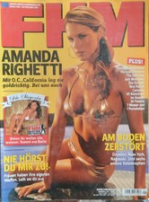 FHM Zeitschrift Ausgabe JANUAR 2006 **AMANDA RIGHETTI**
