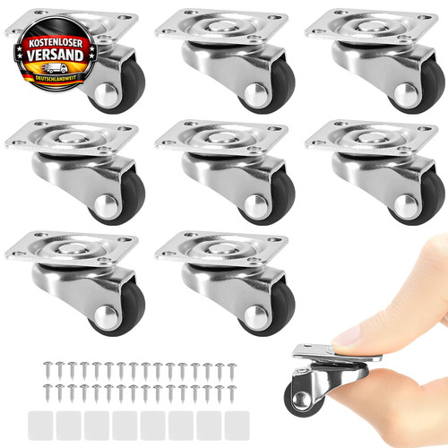 Mini möbelrollen stück mit - 8,