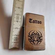 Benzin Feuerzeug "Tattoo" Klappfeuerzeug Benzinfeuerzeug NEU.