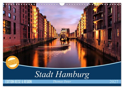 Stadt hamburg wandkalender - stadt, (wandkalender