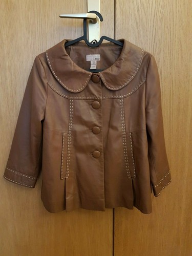 Lederjacke braun cognac - gr., s