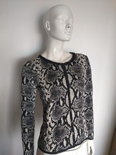 EVA&CLAUDI Strickbluse grau