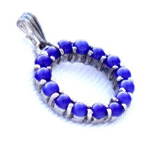 Vintage anhänger lapis lazuli - vintage,