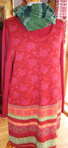 Flomax trägerkleid jacqard - trägerkleid,