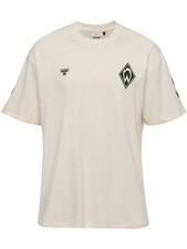 Hummel Werder Bremen Travel T-Shirt 25 26 weiß SVW Fan Tee Werder Jersey M - 3XL