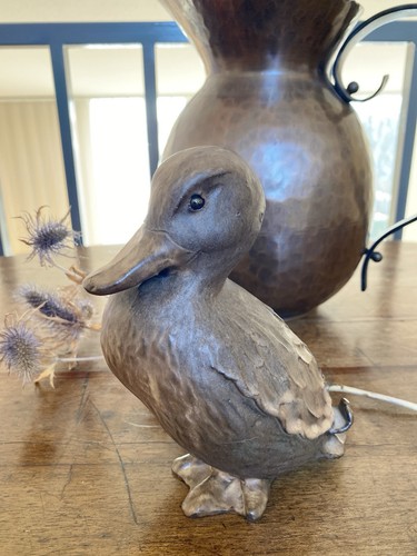 Vintage keramik ente - keramik,