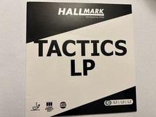 Tischtennis Belag Hallmark Tactics LP O X Schwarz