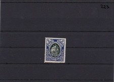 Danzig, MiNr. 59 M Kogge mit ausgessertem Eck durch Papierbahn