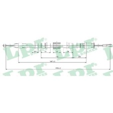 1x Seilzug, Feststellbremse