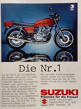 Suzuki GS 750 E, originale  Werbung aus 1979