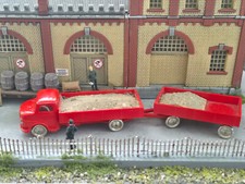 LEGO MB Rundhauber LKW mit Anhäger Sand 60er Vintage Metallräder ohneOVP/2509