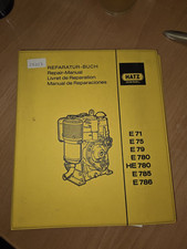 Hatz Reparatur-Buch E71 E780 785 Werkstatthandbuch