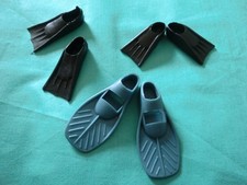 Vintage Barbie / Ken / Skipper Mattel Taucherflossen für Badeurlaub drei Größen!