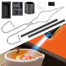 8 Tlg Graphittiegel-Set