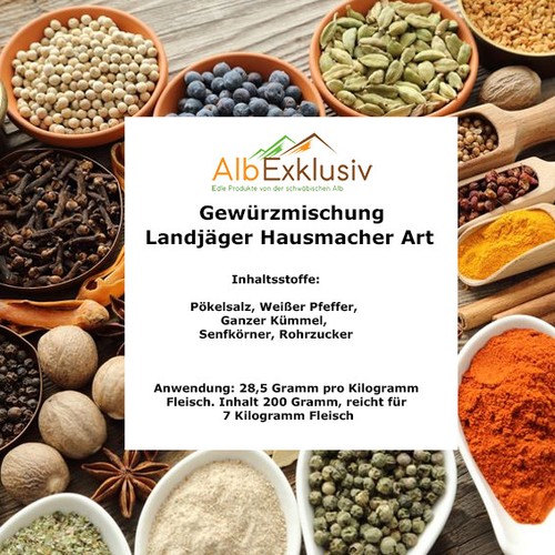 Gewürzzubereitung landjäger - gewürzzubereitung,