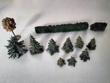 Modellbahn Konvolut Tannen Stecktannen, Hecke, Busch, Baum - Bastler - alt