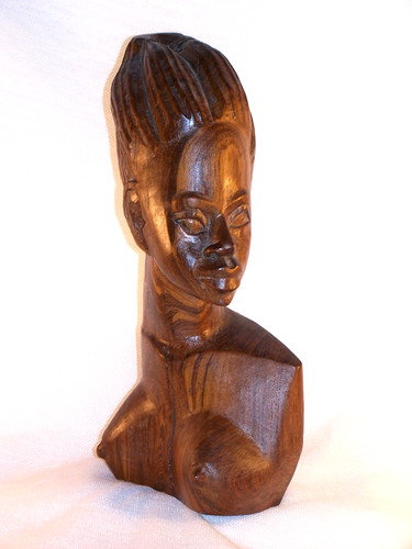 Alte afrikanische holz - holz-figur, /