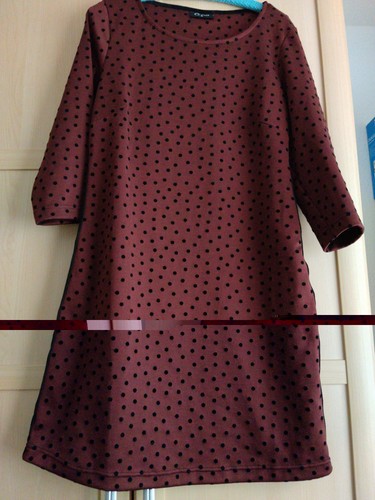 Damenkleid größe weinrot - größe, 44,