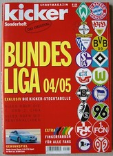 kicker Sonderheft Bundesliga 2004/2005, 04/05  (top Zustand)