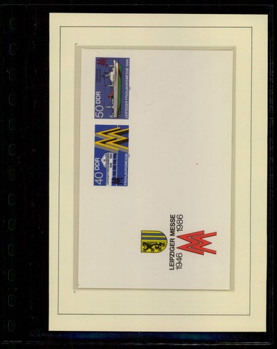 Ddr schmuckblatt 1986 - ddr,