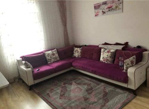 Istikbal eck sofa - eck-sofa,, lila-weiß