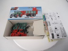 Kibri Spur H0 11174 Bausatz Fendt Traktor mit Kemper Anhänger ungebaut in OVP