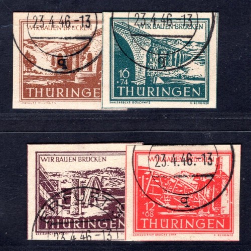 Sbz 1946 112 115 gestempelt - sbz,