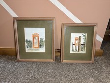 Vintage gerahmtes Original