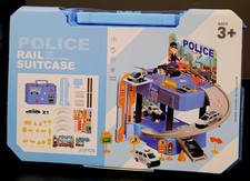 POLIZEI - SPIEL - SET , 31 TEILIG , IM KÖFFERCHEN , NEU , ORIGINAL VERPACKT 