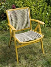 Alter Spaghetti Klappstuhl