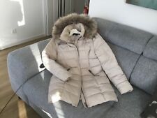 VERO MODA Neuwertiger Steppmantel Daunenoptik Kapuze Gr.M 38/40 Creme *WIE NEU*