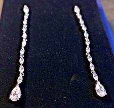 Original Swarovski Kristall Louison Rhodium Ohrringe 5409732 / NEU