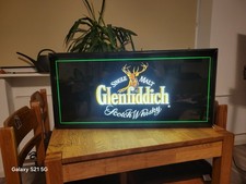 Leuchtreklame Glenfiddich Scotch Whisky Werbung Reklame