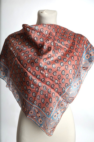 Tuch india paisley seidentuch - paisley,