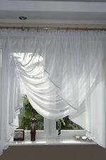 Fertiggardine aus Voile Schöne Gardine AG8 Modern Fenstergardine Weiß Top Design