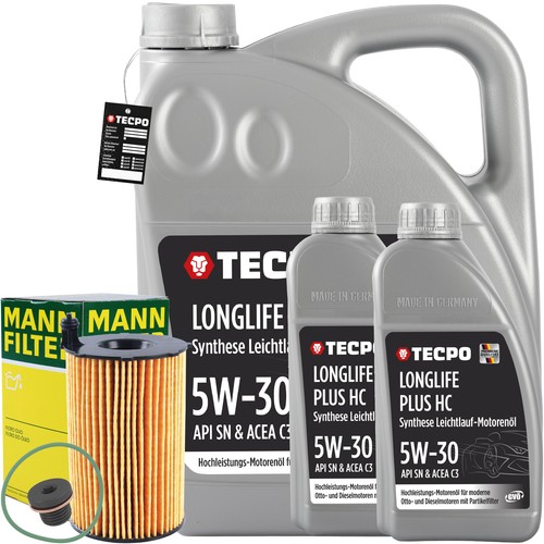 Mann ölfilter liter tecpo - 7,